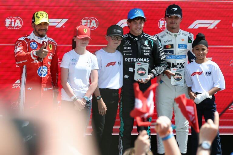 Antonelli passes Hamilton to take Formula 1 Sprint win at Silverstone