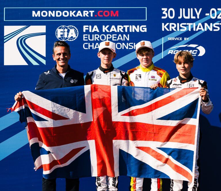 Historic day for British karting as three FIA European Champions crowned