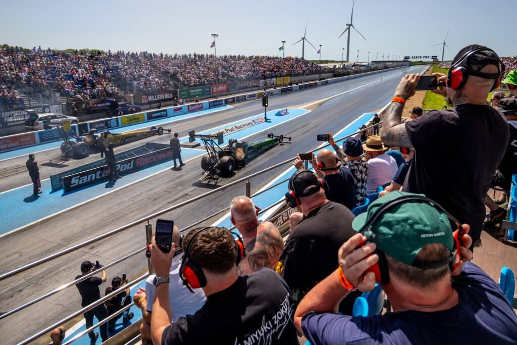 Santa Pod’s 60th birthday set for spectacular FIA/FIM European Finals