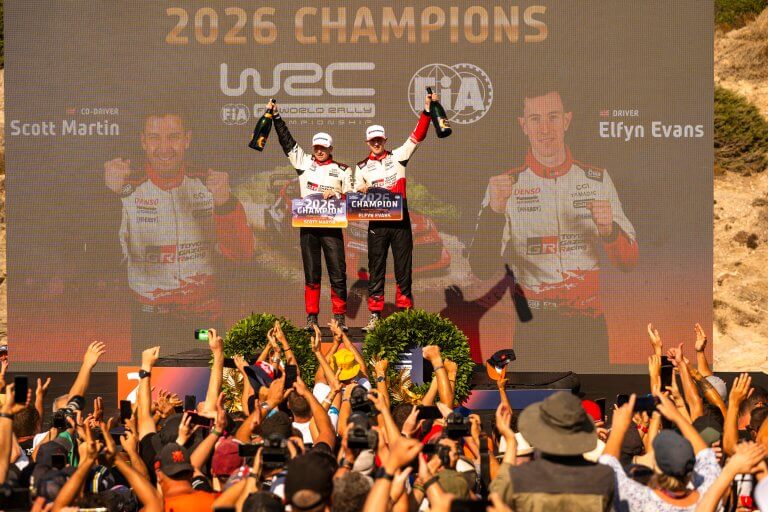 Elfyn Evans and Scott Martin crowned 2026 FIA World Rally Champions in dramatic finale