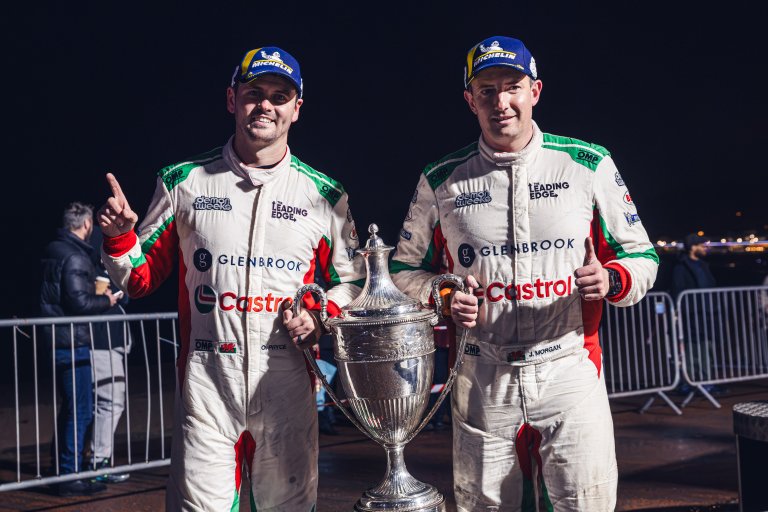 Osian Pryce and James Morgan crowned British Rally Champions after thrilling finale