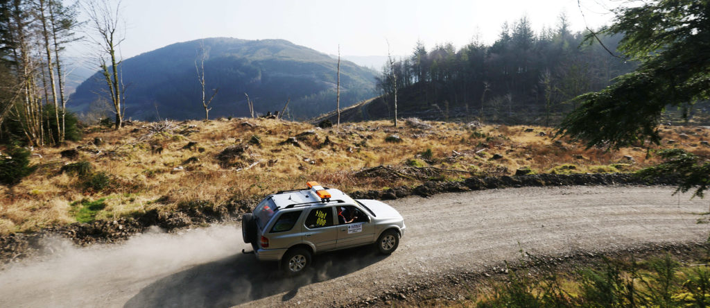 Rally North Wales, 26th March 2022 Safety Car
