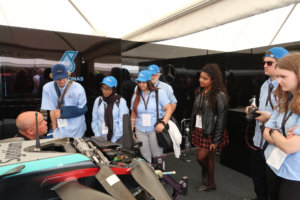 Race for Diversity community members attending the Goodwood Festival of Speed